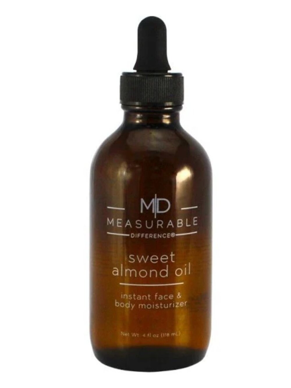 Measurable Difference Sweet Almond Oil Instant Face & Body Moisturizer, 4 Fl Oz